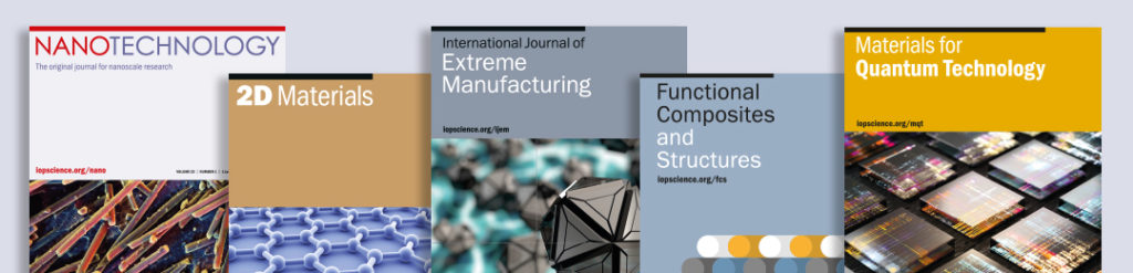 a range of journal cover images