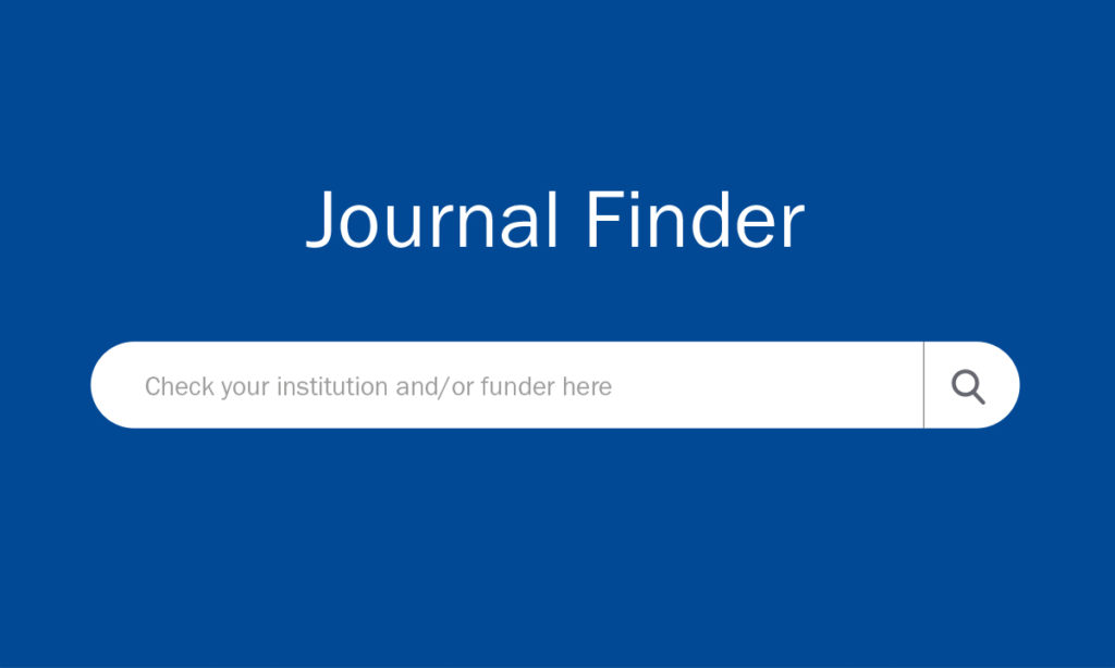 Journal Finder tool